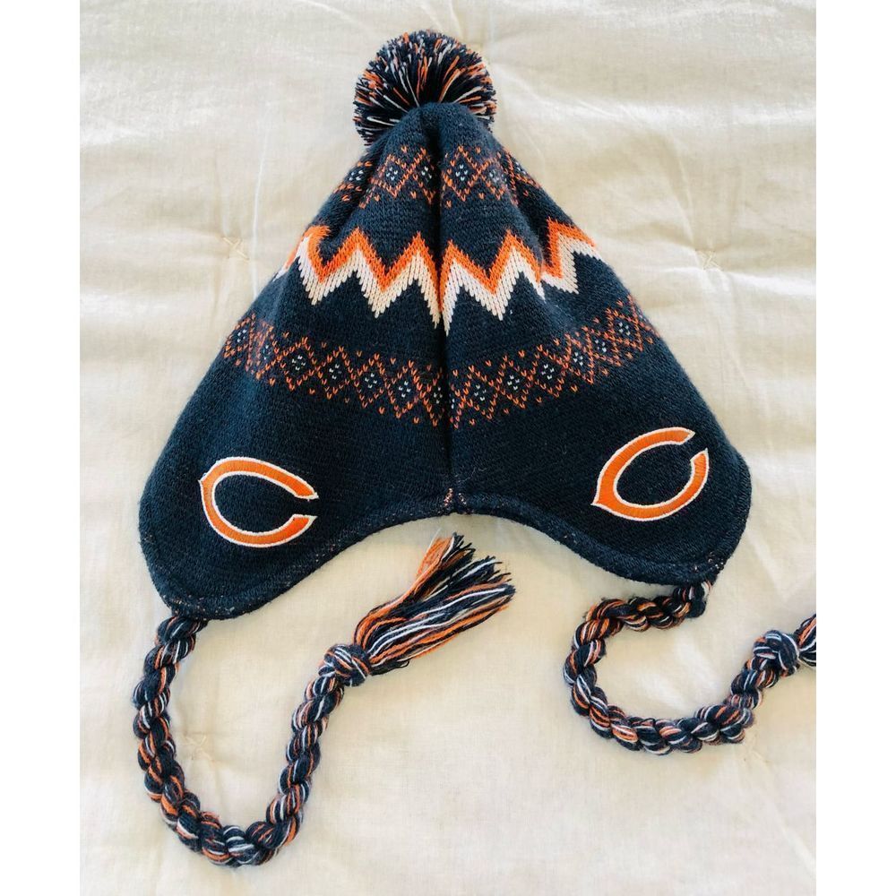 6M Chicago Bears Football Beanie Hat - Picture 3 of 7
